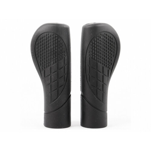 Vinca Sport ручки руля (грипсы) H-G 65, резиновые 130мм, чёрные (пара)