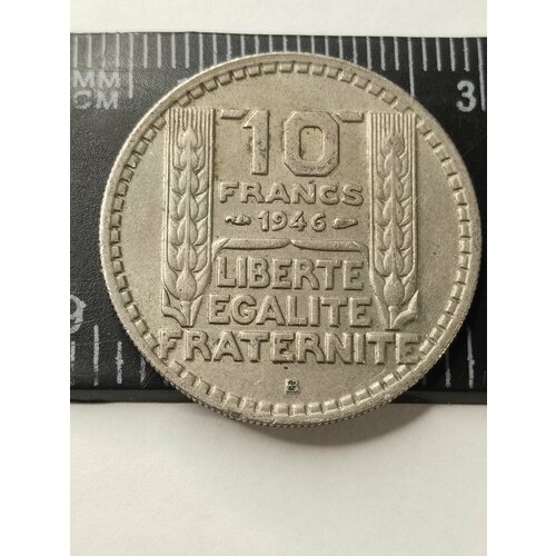 Франция 10 франков 1946 В. Редкая.