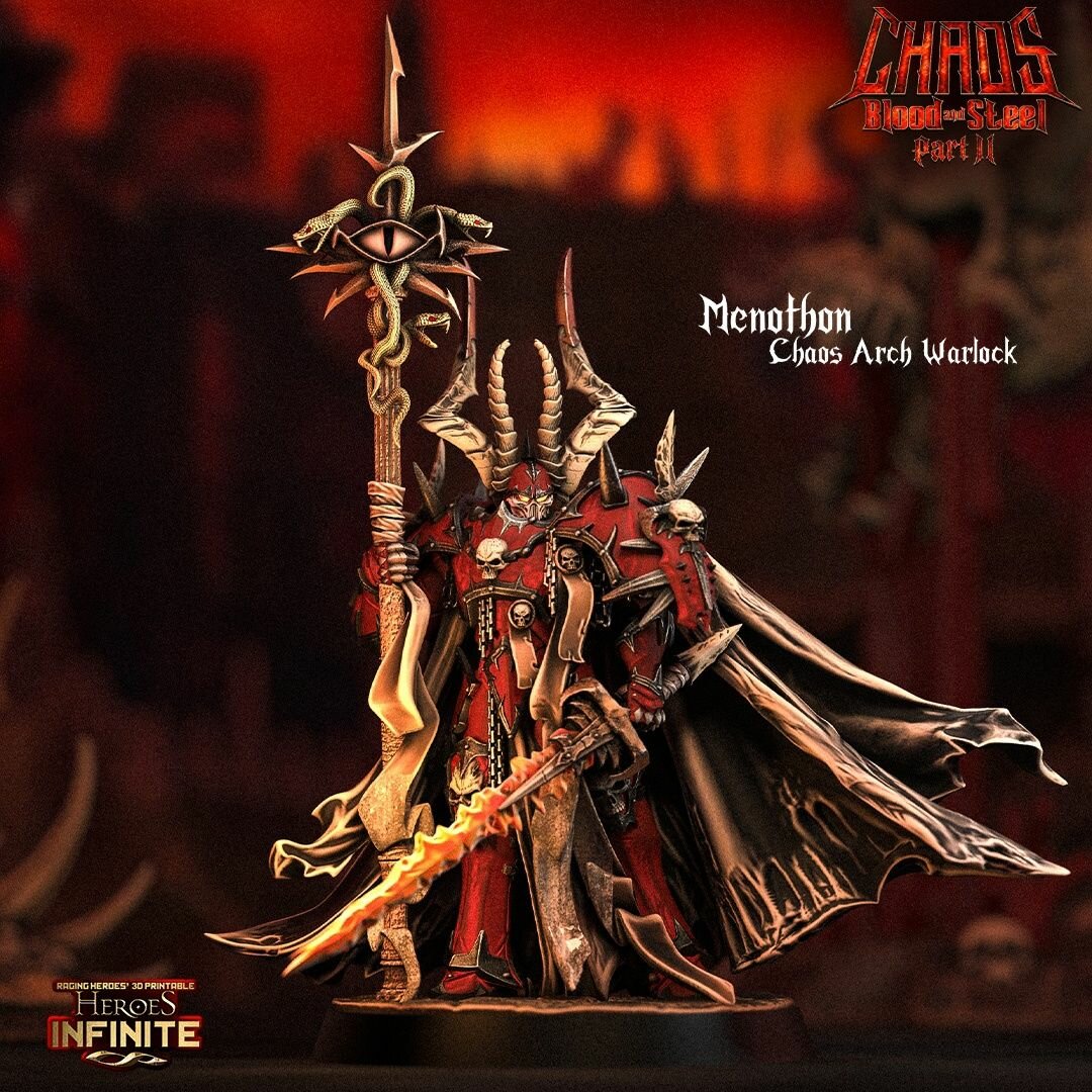 Миниатюра Chaos Khorne Blood Warlock