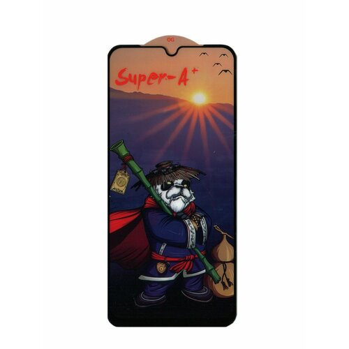 Защитное стекло для Samsung Galaxy A50s, A50, M31, A30s, A30, M30s, M30, M21s, M21, 2.5D, полная наклейка, с рамкой черный, бесцветный