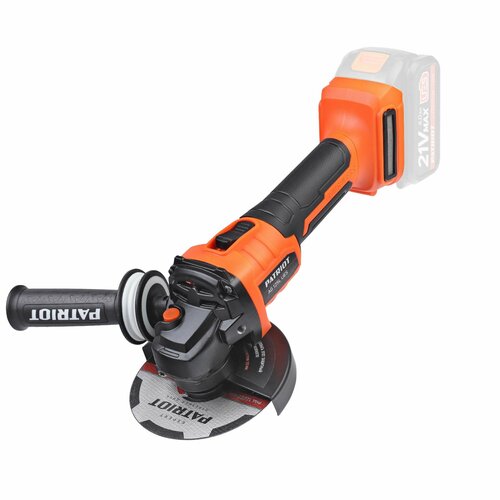 Машина углошлифовальная аккумуляторная УШМ PATRIOT AG 125L UES диск 125мм 7500 обмин 509200₽