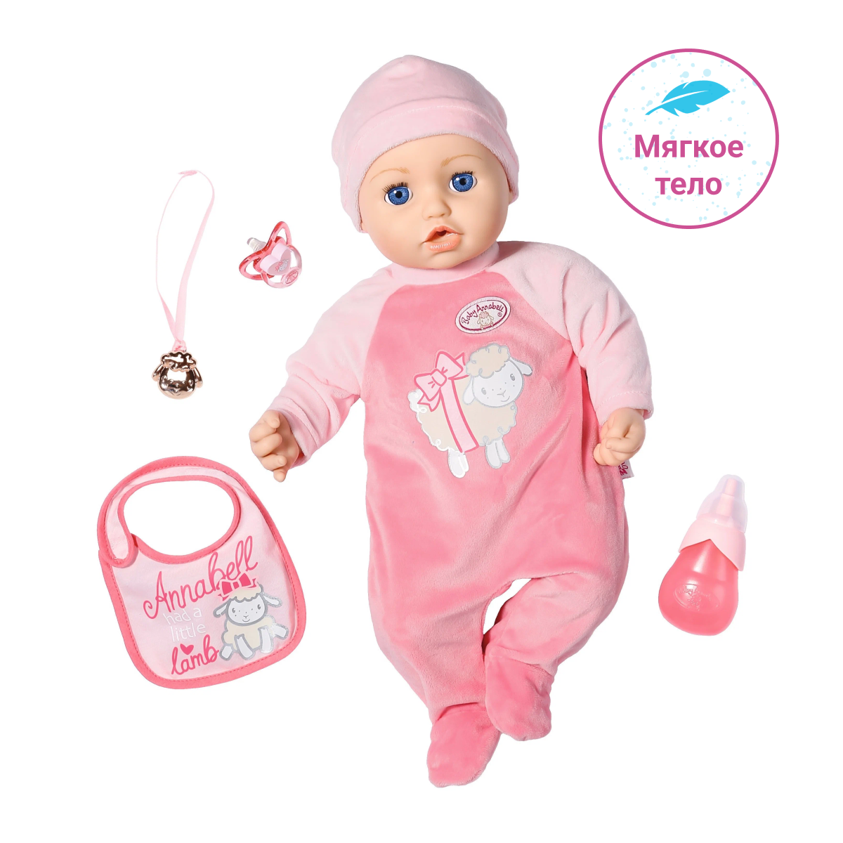 Интерактивная кукла Zapf Creation Baby Annabell, 43 см, 706-367 — фото 1