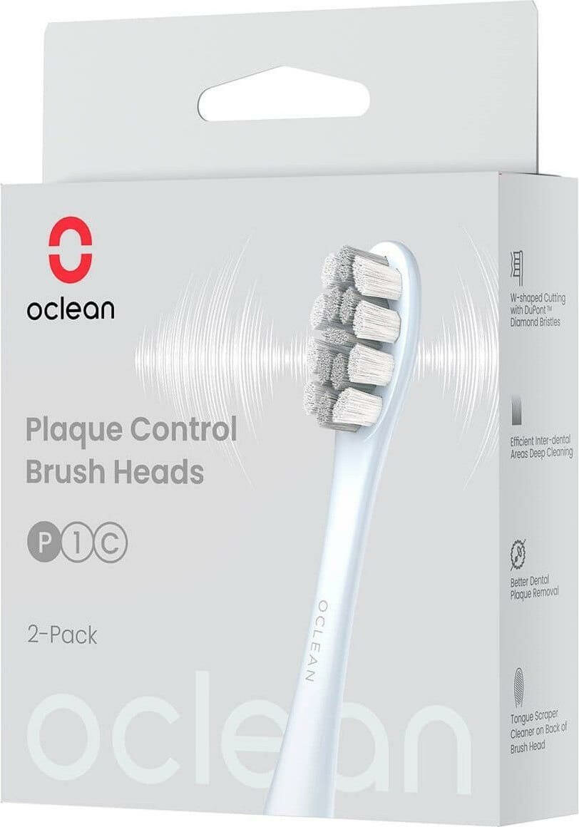 Насадка для зубных щеток Oclean Professional Clean P1C9 S02 (упак:2шт) для зубных щеток Oclean — фото 1
