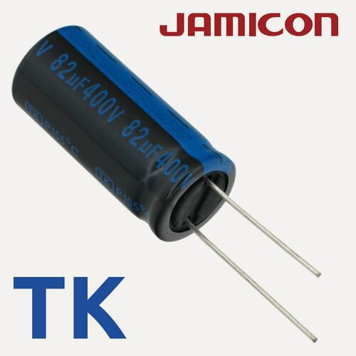 Изображение товара 82мкФ 400В / TK / 16x35 / 105 С / конденсатор электролитический (10шт)
