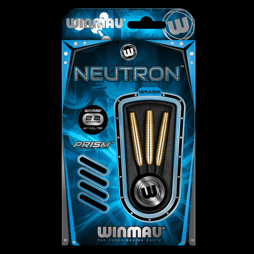 Дротики для дартс Winmau Neutron 22гр. Латунь (1022) золотистый, желтый, синий