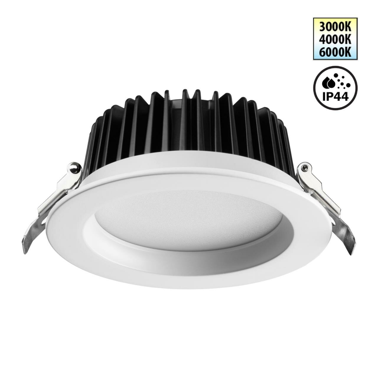 359414 SPOT NOVOTECH Светильник встраиваемый DRUM LED 15W 3000/4000/6000К 1160/1360/1250Лм IP44 CRI≥90