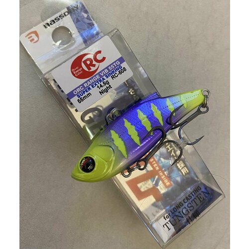 Новинка 2023 Раттлин Bassday Range Vib 55TG 14.5g цвет RС-508 #судак