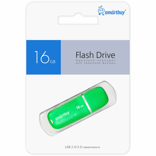 Флешка 16 ГБ SmartBuy Keep Green 215₽