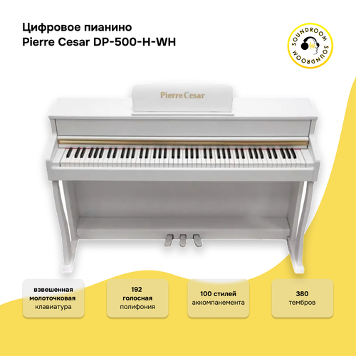 Цифровое фортепиано Pierre Cesar DP-500-H-WH винил 58742₽