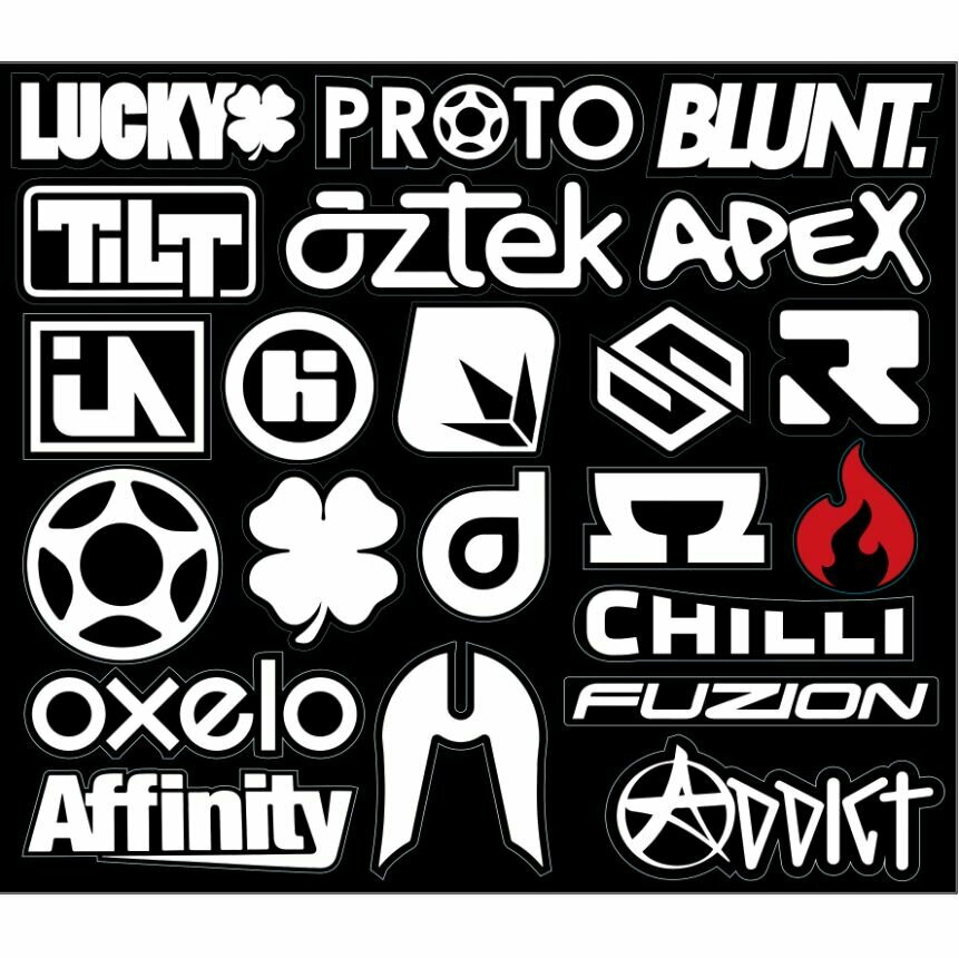 Стикерпак Scoot Legends Ultimate Pack White