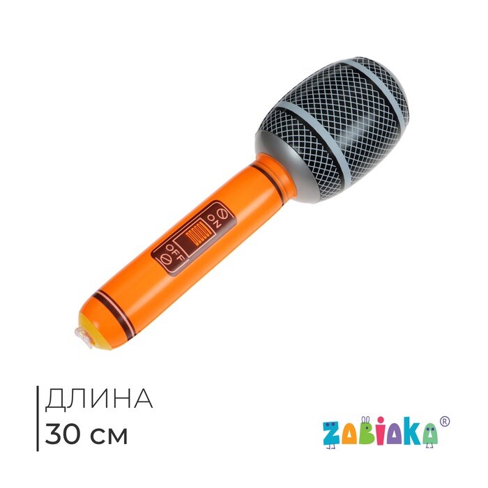 Игрушка надувная «Микрофон», 30 см, цвета микс
