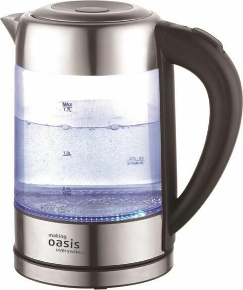 Электрический чайник Oasis K-7GS, серебристый
