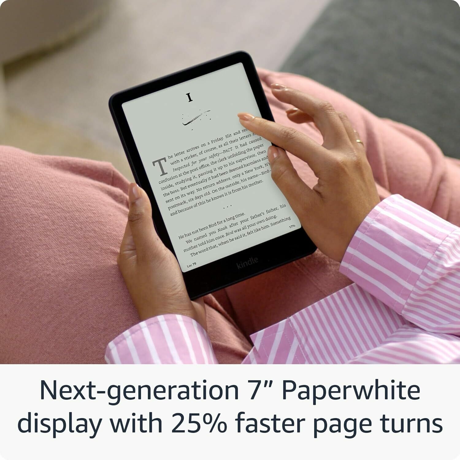 Электронная книга Amazon Kindle PaperWhite 2024 32Gb Signature Edition Черный | Black — фото 1