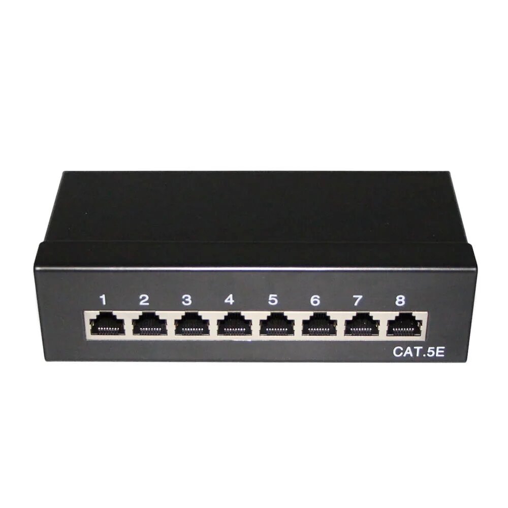 Настенная 8 портов Соединительная панель FTP Cat 5e, сетевая RJ45 настенная
