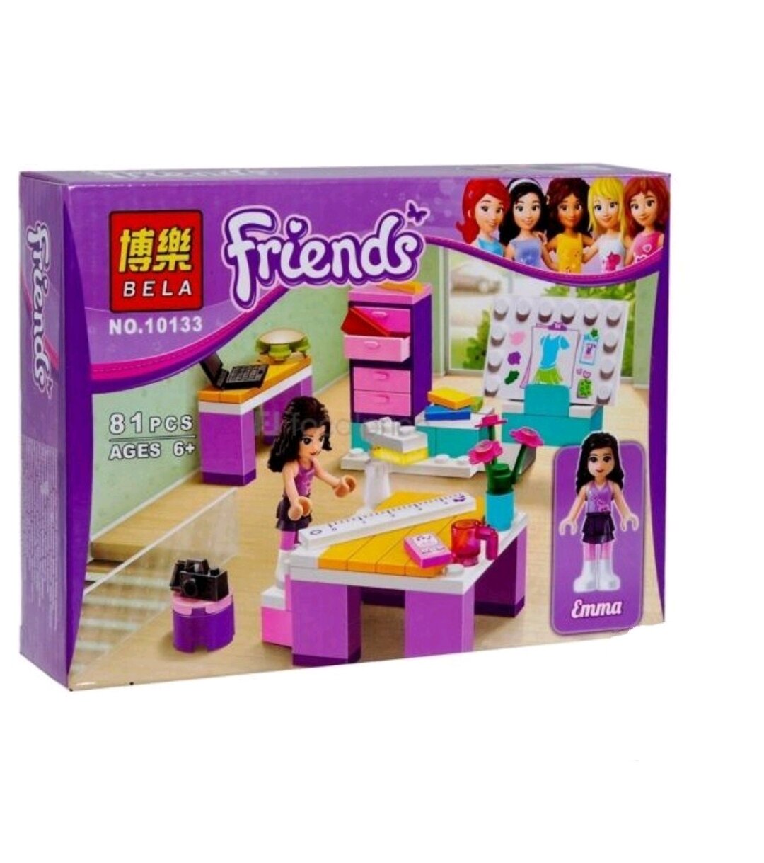 Конструктор 10133 "Дизайн-студия Эммы", 81 деталь — фото 1