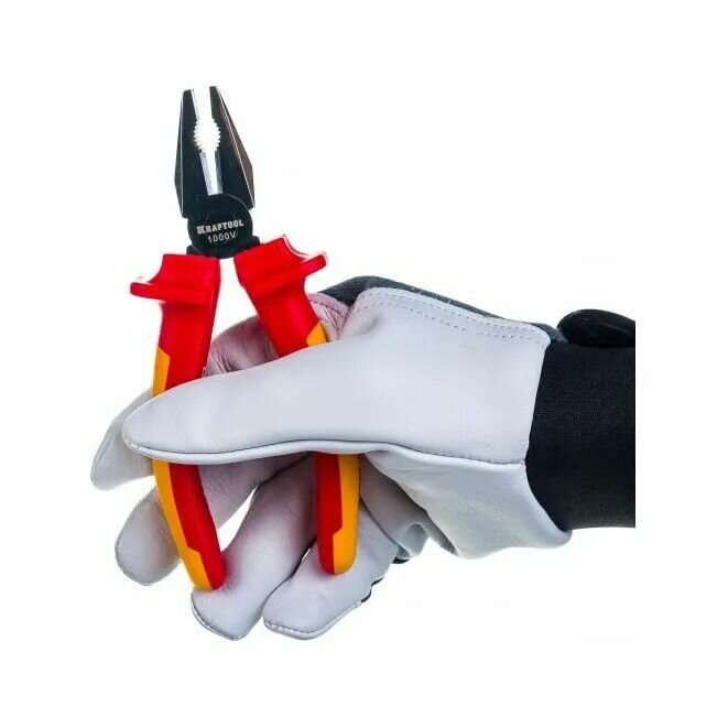 KRAFTOOL Electro-Kraft, 180 мм, хромированные плоскогубцы (2202-1-18) — фото 1