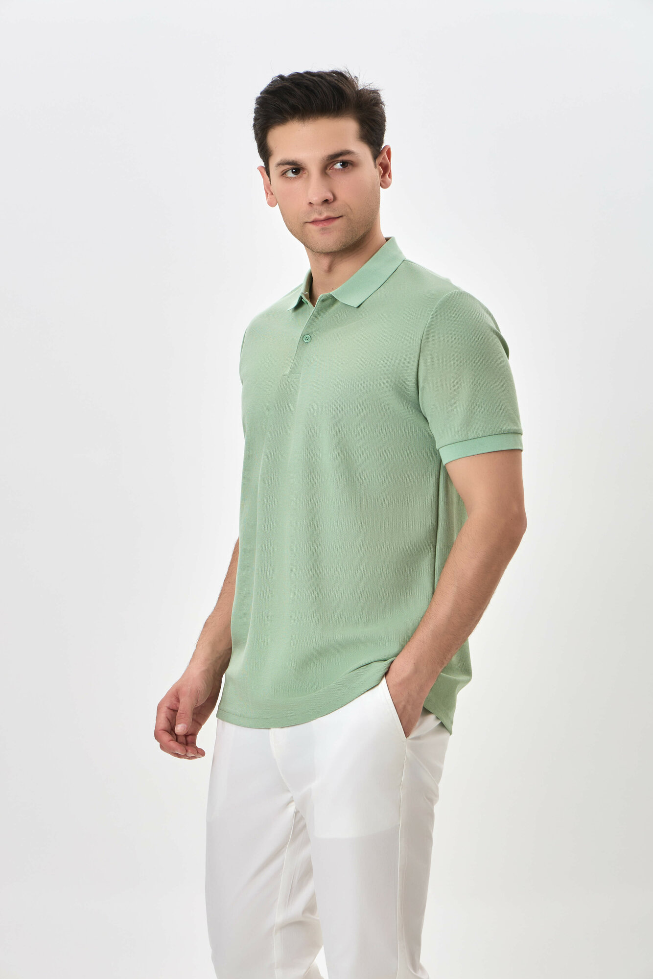 Поло спортивное TERRA PRO TERRA PRO, размер L, green — фото 1