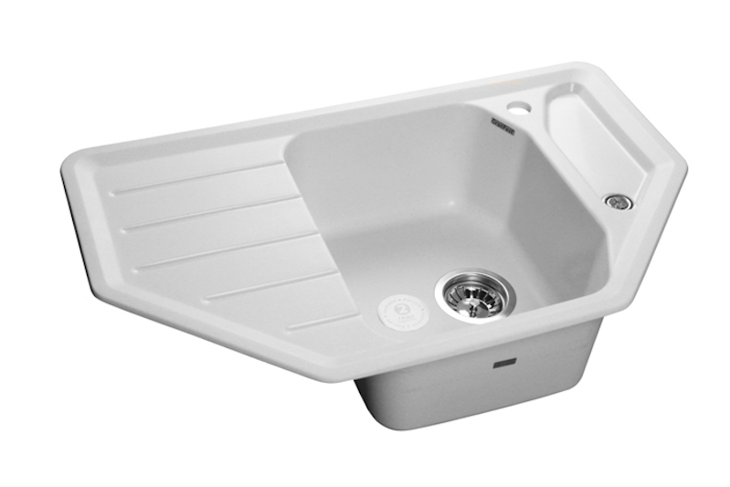 Кухонная мойка GranFest Corner GF-C-800E иней