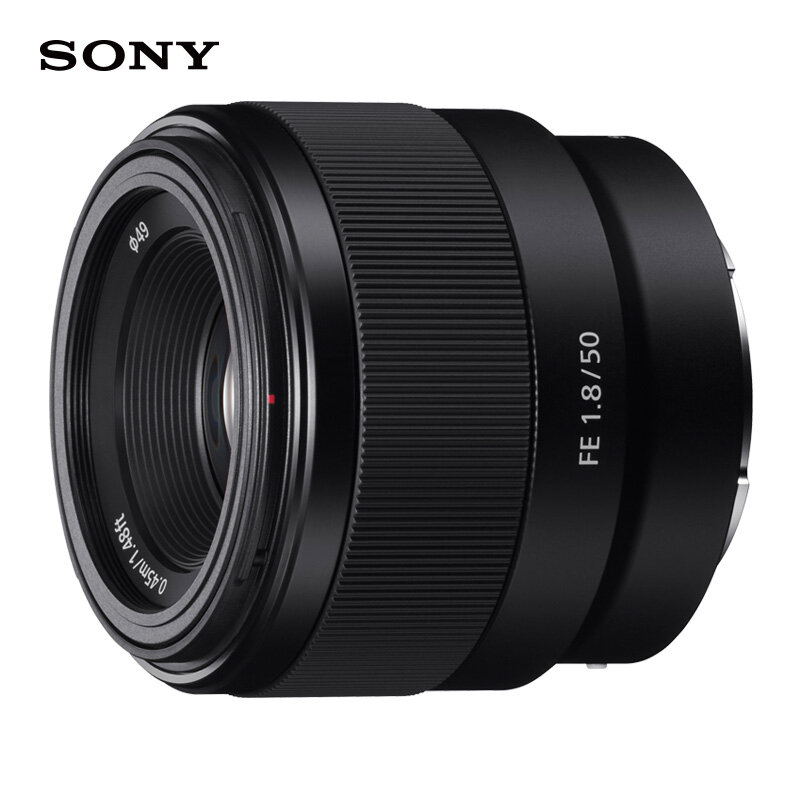 Sony FE 50mm F1.8 Full-Frame Standard Prime Lens for Mirrorless Cameras, E-Mount (SEL50F18F), Portrait, Street Photography, Night Scene