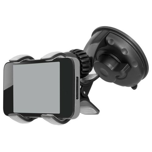 Держатель универсальный для смартфонов и навигаторов AVS AH-2227-BL черный