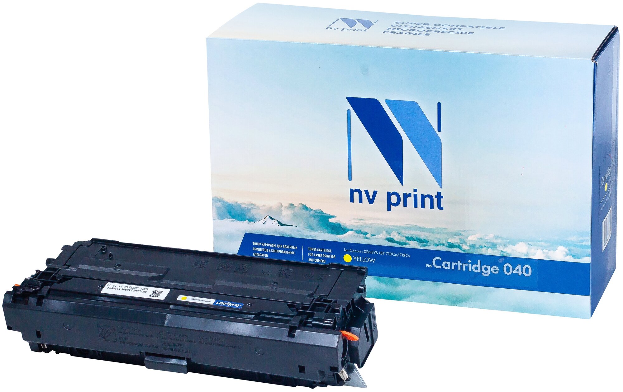 Лазерный картридж NV Print NV-040Y для для Canon i-SENSYS LBP 710Cx, 712Cx (совместимый, жёлтый, 5400 стр.)