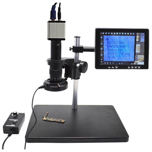 Видеомикроскоп с 8 экраном и регулируемой диодной подсветкой