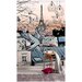 Фотообои 3d флизелиновые на стену Luxury Walls AM06902 Париж 200х270