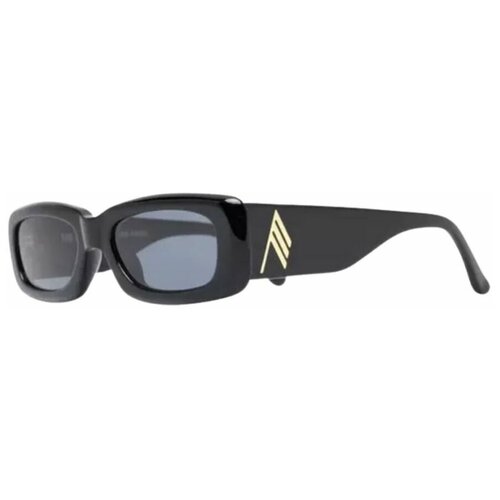 Солнцезащитные очки Linda Farrow, прямоугольные, с защитой от УФ, для женщин, черный
