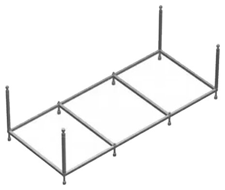 Каркас для ванны Am.Pm Like 170х70 см W80A-170-070W-R - фото №1