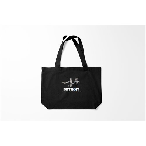 фото Сумка-шоппер / 46х35 см / геймерам / detroit become human burnettie