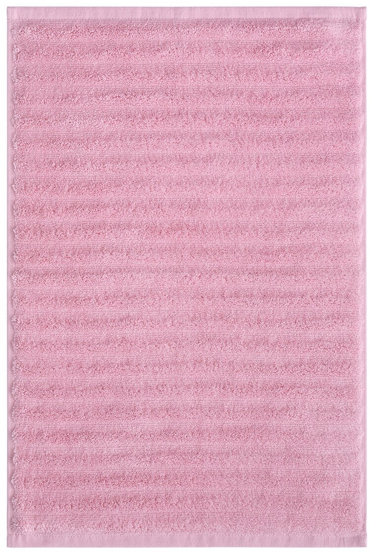 Полотенце LUCKY "Узкая волна" 40x60 см, цвет розовый, D100044 - фотография № 2