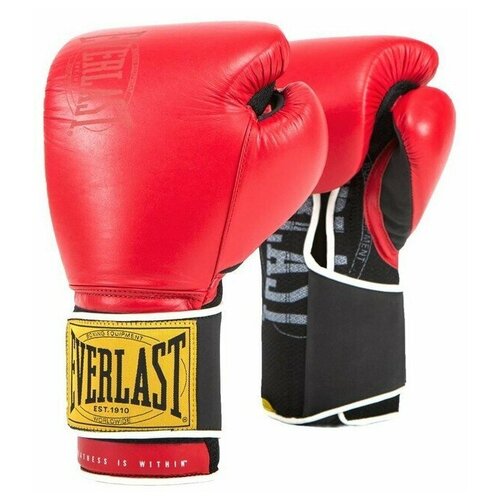 Перчатки тренировочные Everlast 1910 Classic 14oz красные перчатки тренировочные everlast 1910 classic красные 12 oz