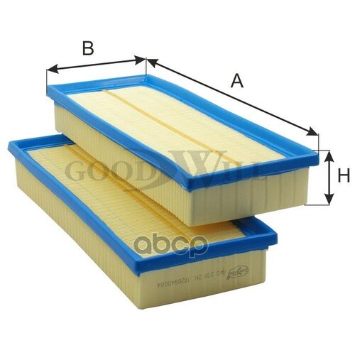 Фильтр воздушный Good Will AG2362K Mercedes-Benz: AP118/3-2x 1120940004 1120940604 A1120940604 Mercedes-Benz C-Class