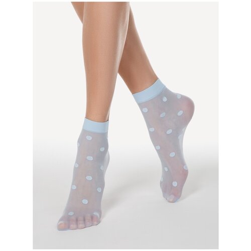 фото Носки conte elegant, 20 den, размер 23-25, голубой