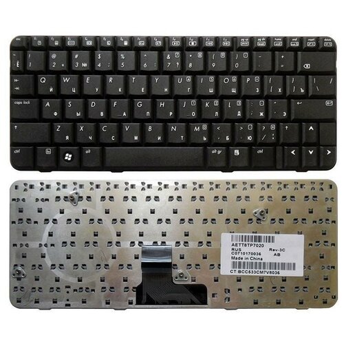 Клавиатура keyboard AETT8TP7020 для ноутбука HP Pavilion tx1000 tx1100 tx1200 tx1300 tx1400 tx2000 tx2100 tx2500 черная 1565₽