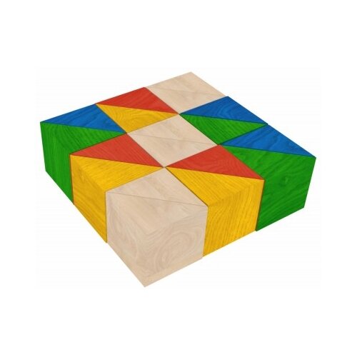 развивающая игра краснокамская игрушка таблица умножения н 87 23х31 см разноцветный Развивающая игрушка Краснокамская игрушка Занимательные призмы Н-84, 18 дет., разноцветный