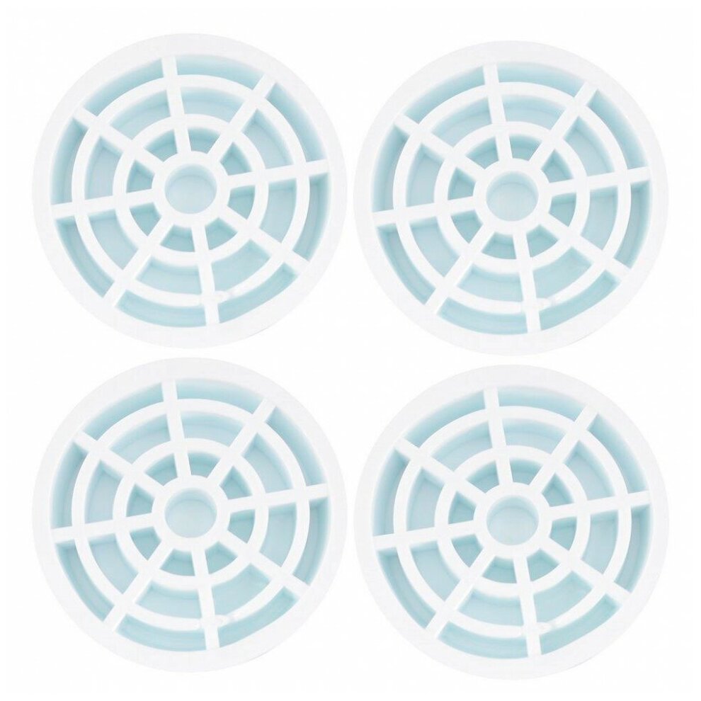 Антивибрационные подставки для стиральных машин и холодильников (круг бел) d 6см h2см NEW
