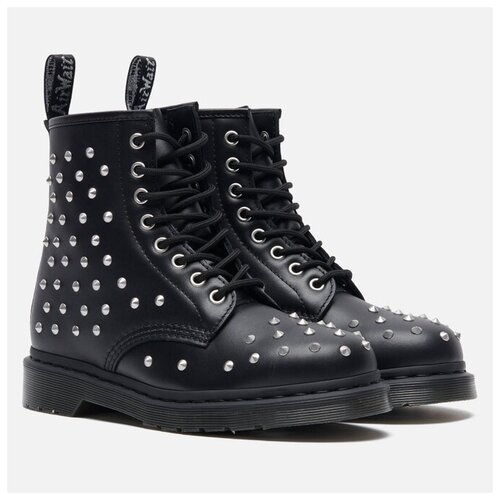 Ботинки Dr. Martens 1460 Stud Wanama Leather Lace Up чёрный, Размер 40 EU