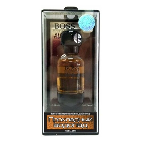 Ароматизатор на дефлектор Boss all black Прохладный водопад 13мл