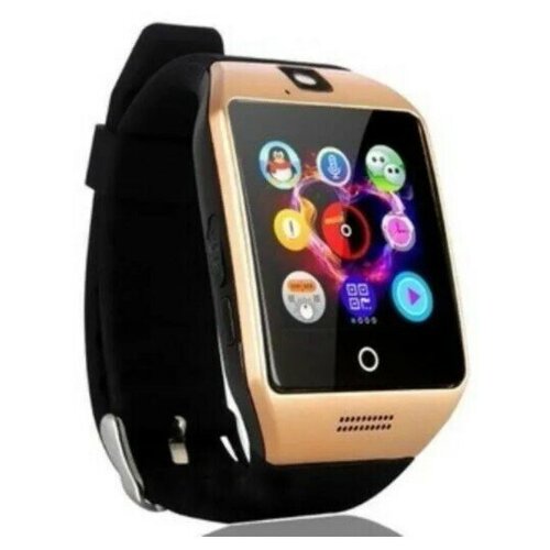 Умные Часы Smart Watch Q18S цвет - черно-золотистый 127300₽