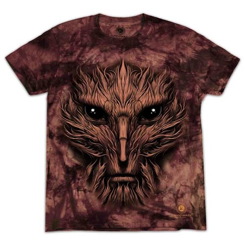 Футболка Cassowary, размер L, мультиколор, коричневый