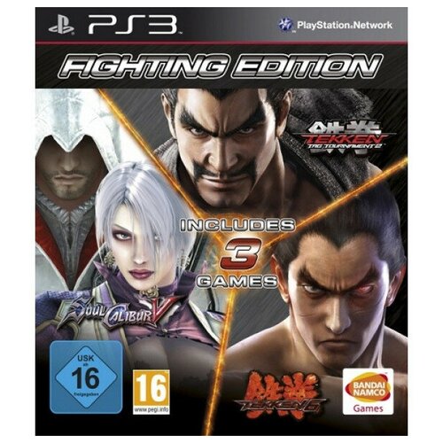 игра ps3 tekken tag tournament 2 PS3 Fighting Edition (Tekken 6+SoulCalibur 5+Tekken Tag Tournament 2) (русские субтитры)