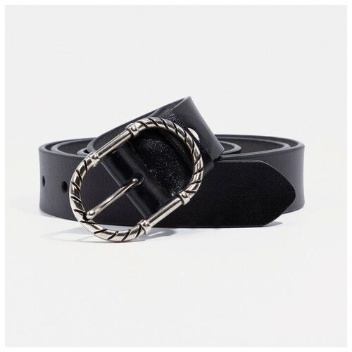 фото Paulo maskoni ремень, ширина 3 см, винт, пряжка металл, цвет чёрный recom