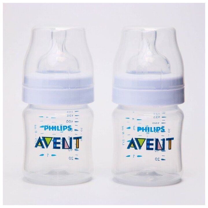 Бутылочка Avent (Авент) Anti-colic из пропилена с силиконовой соской 125 мл 2 шт. Philips Consumer Lifestyle B.V. - фото №17