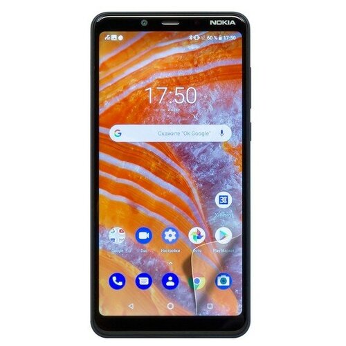 Стекло защитное гибридное Krutoff для Nokia 3.1 Plus защитное стекло для смартфона krutoff nokia 3 1 plus