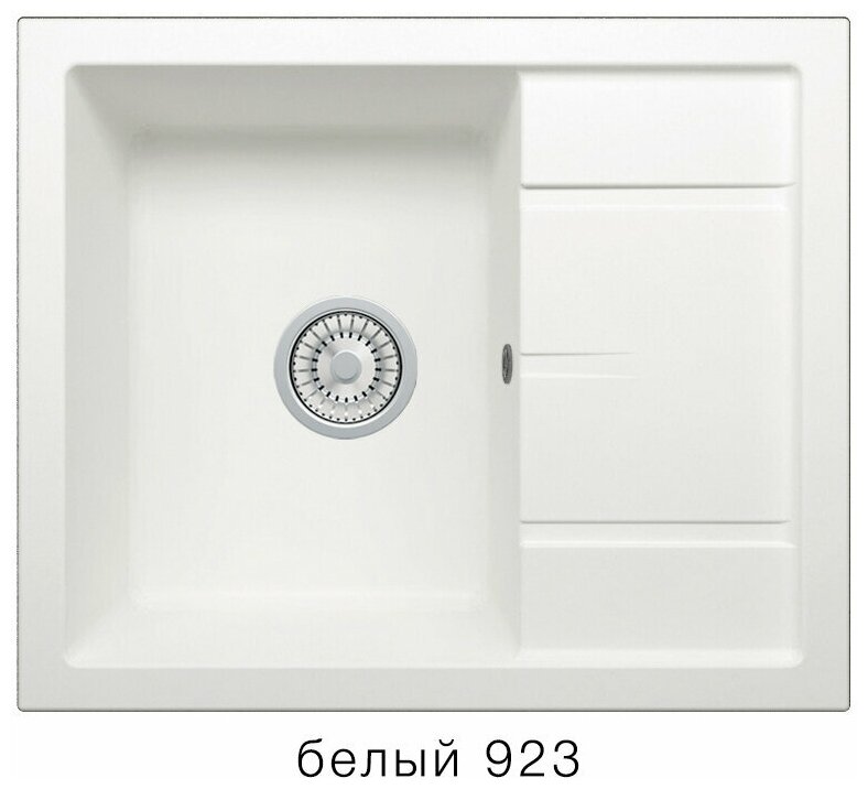 Кухонная мойка Tolero R-107 (белый)