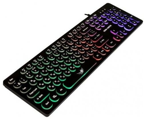 Dialog Gan-Kata Клавиатура KGK-16U BLACK - игровая с RGB-подсветкой USB черная