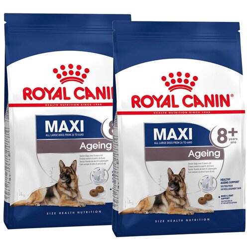 Сухой корм ROYAL CANIN MAXI AGEING 8+ для пожилых собак крупных пород старше 8 лет (3 + 3 кг)