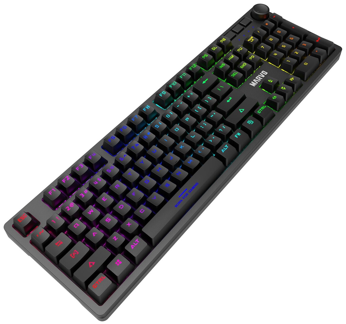 Игровая механическая клавиатура Marvo KG954 USB Gaming с подсветкой, ПК