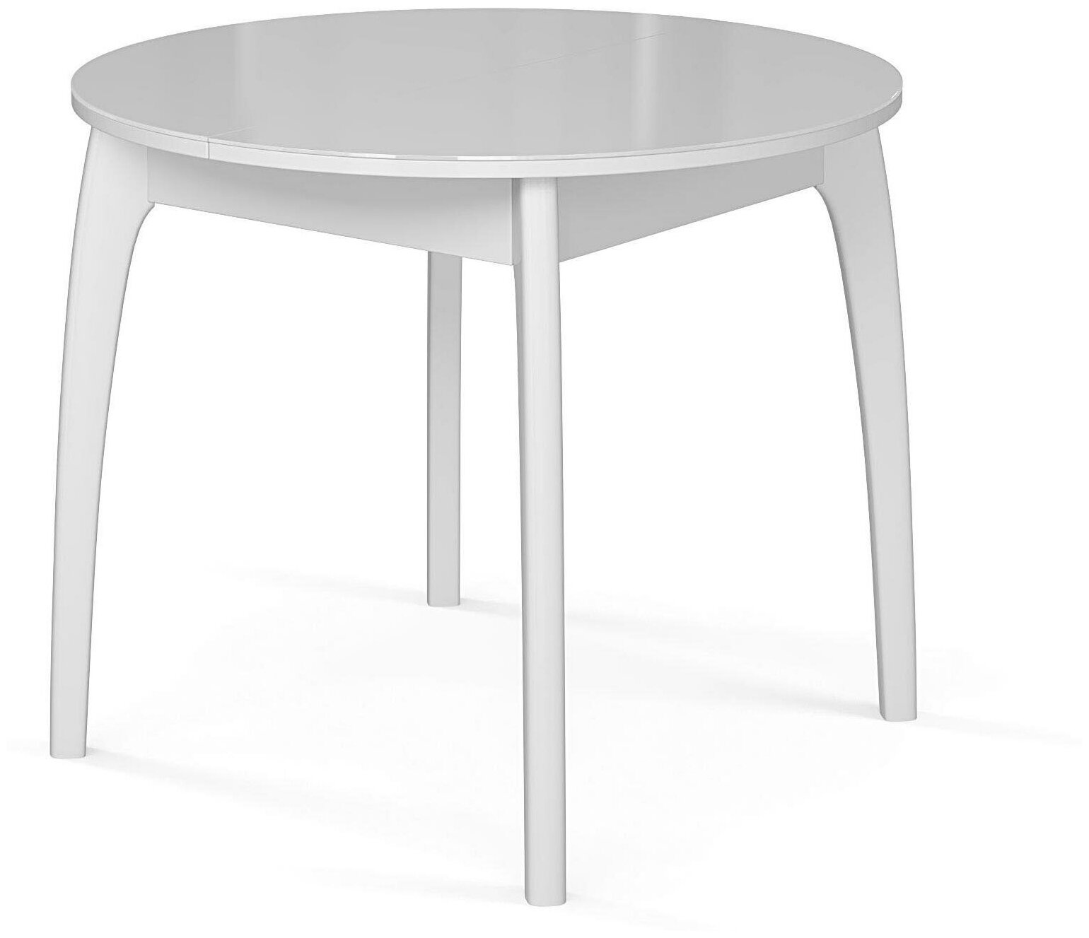 фото Стол DikLine М46 белый/стекло белое optiwhite